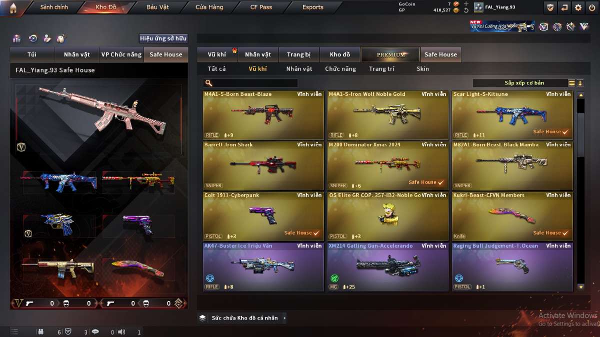 shop acc cf uy tin gia re